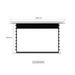 STARVIEW CEILING SCREEN BLACK CRYSTAL ELECTRIC SERIES