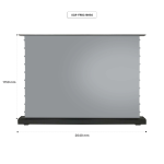 STARVIEW FLOOR RISING SCREEN BLACK CRYSTAL SERIES