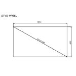 STARVIEW 55″ 500 NITS FHD EVEN BEZEL 0.44MM VIDEO WALL STVS-VP55L